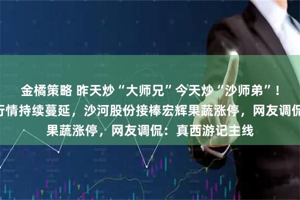 金橘策略 昨天炒“大师兄”今天炒“沙师弟”！A股联想式炒作行情持续蔓延，沙河股份接棒宏辉果蔬涨停，网友调侃：真西游记主线